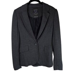 Aritzia Talula Womens Grey Pima Cotton Blazer Jacket Sz 00‎